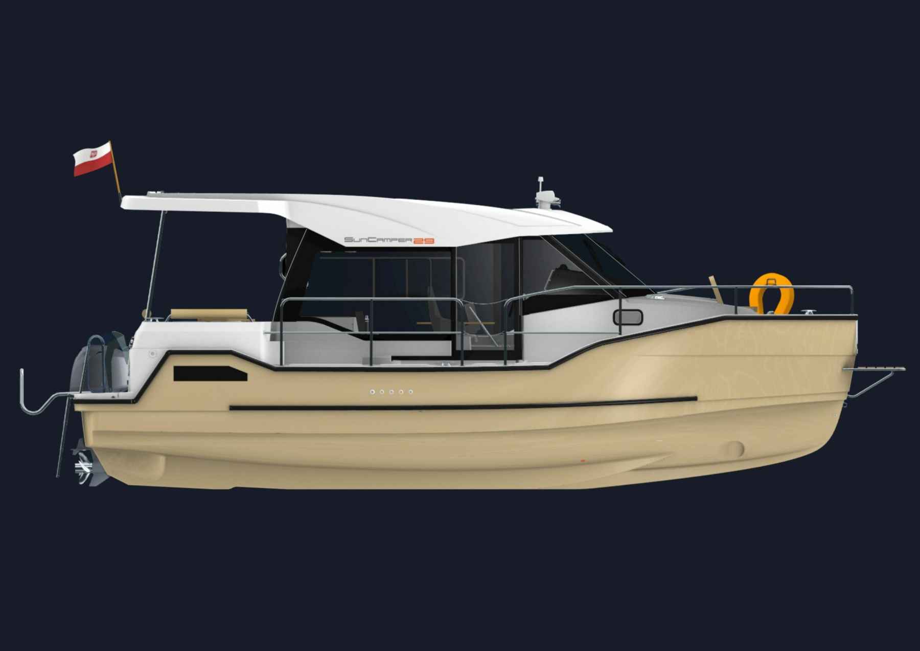 Motorboot IMPOL Yacht & Bootshandel SunCamper 29