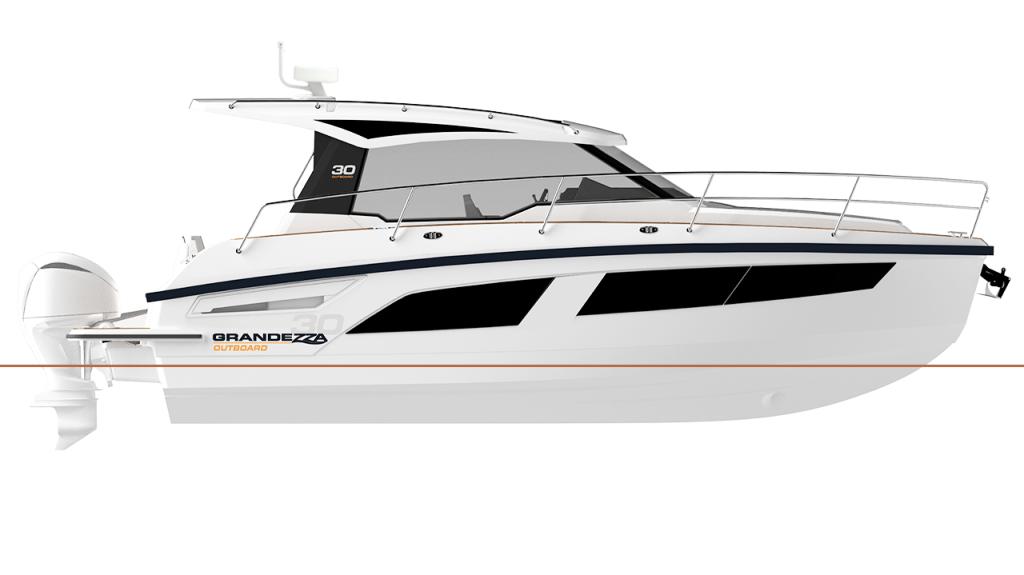 Motorboot Grandezza 30 OB OUTBOARD