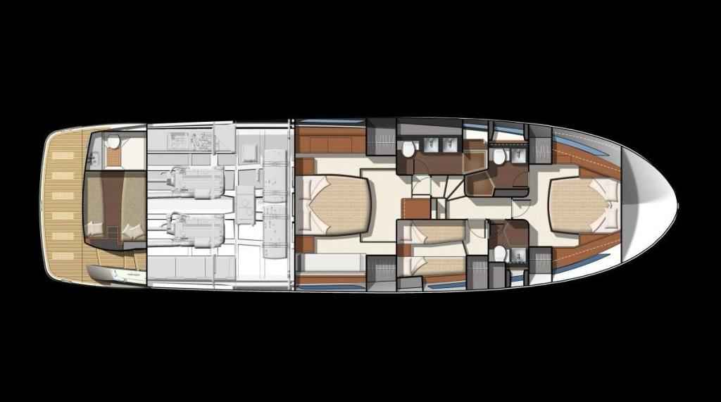 Motorboot Prestige 620 S (SportFly)