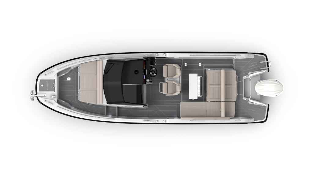 Motorboot Quarken 27 T-Top