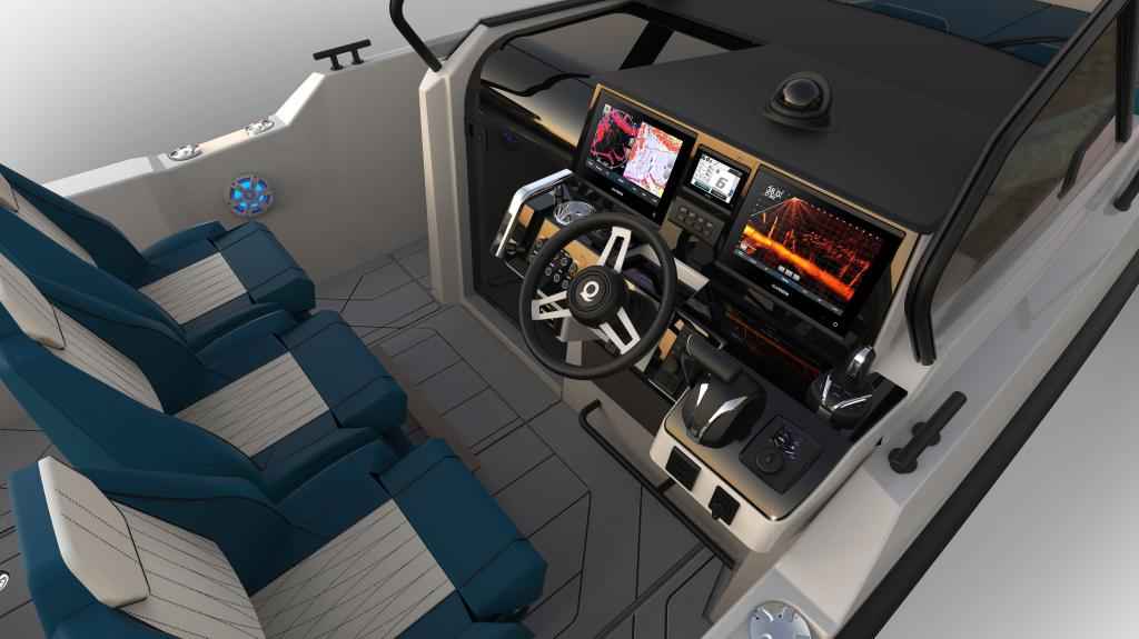 Motorboot Quarken 27 T-Top V2 ONYX