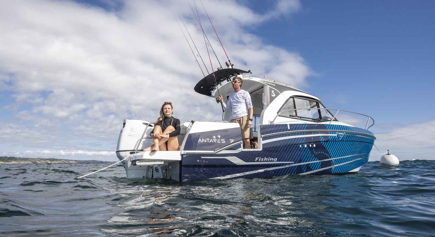Motorboot Beneteau Antares 7 Fishing