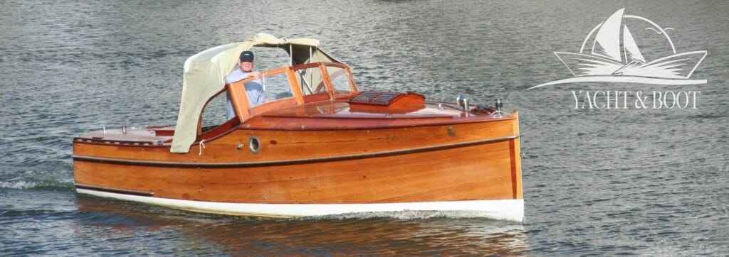 Motorboot Fröbergs Fröberg Mahagonie Oldtimer