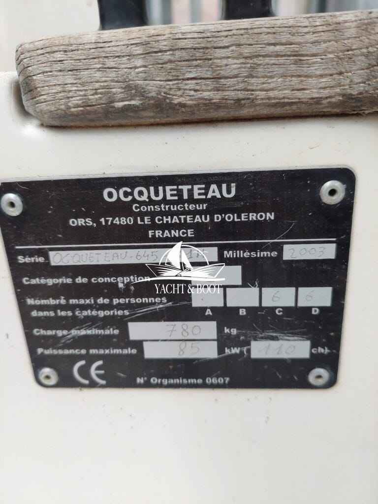 Motorboot Ocqueteau 645
