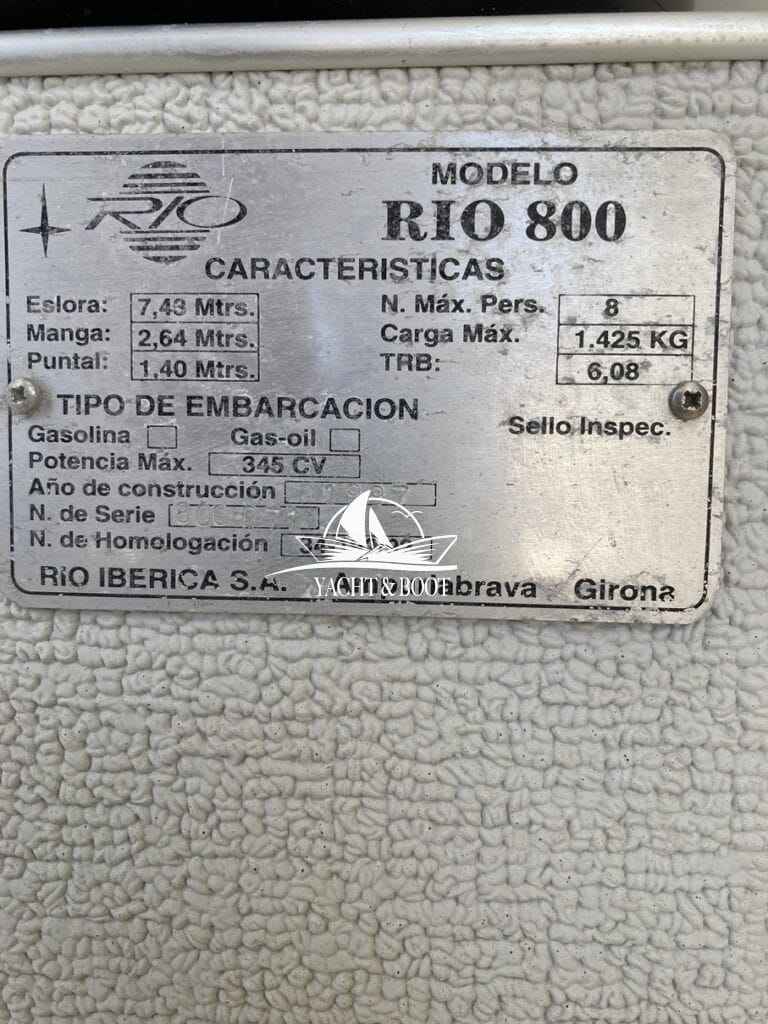 Motorboot Rio 800 Cabin Fish